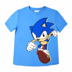 Sonic Run T-shirt Barn Blå – 116–152 cm