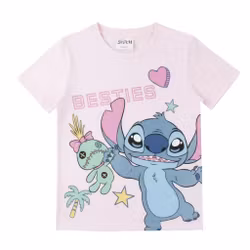 Lilo & Stitch T-shirt Barn Rosa – 116–152 cm