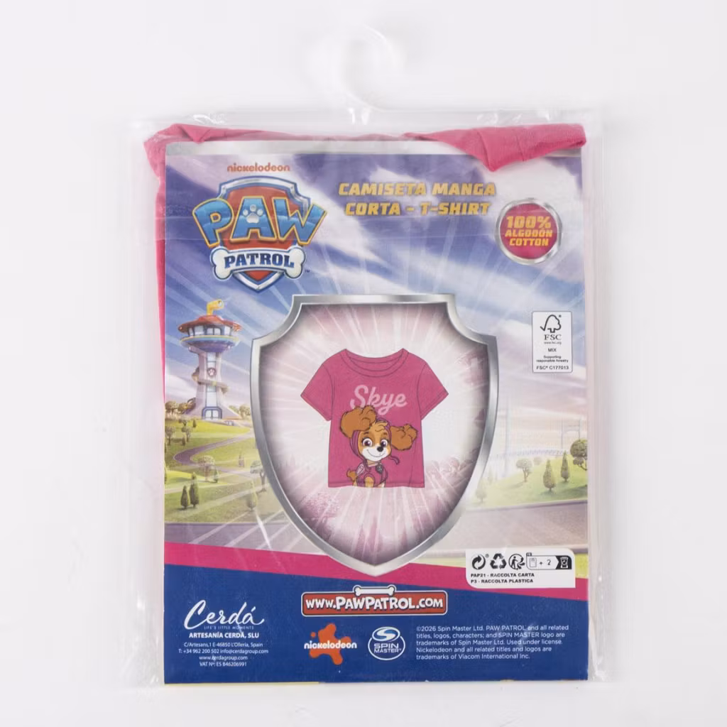 Paw Patrol Skye T-shirt Barn Rosa – 98–116 cm