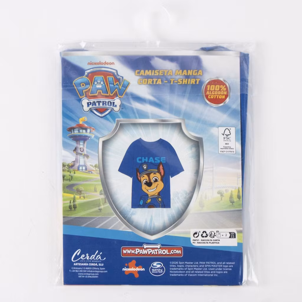 Paw Patrol Chase T-shirt Barn Blå – 98–116 cm