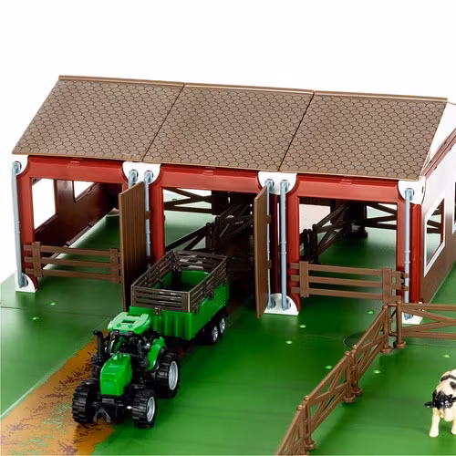 Bondgård Lekset Barn 102 Delar – Djur & Traktorer