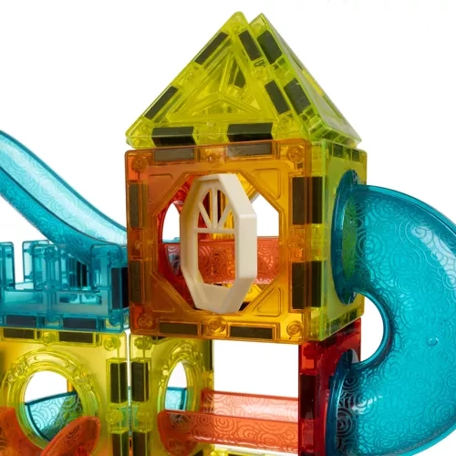 Magnetiska Byggklossar 77 delar – Lysande Byggset Barn