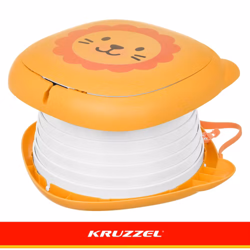 Resepotta hopfällbar Lion – portabel potta för barn upp till 50 kg