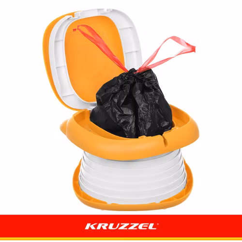 Resepotta hopfällbar Lion – portabel potta för barn upp till 50 kg