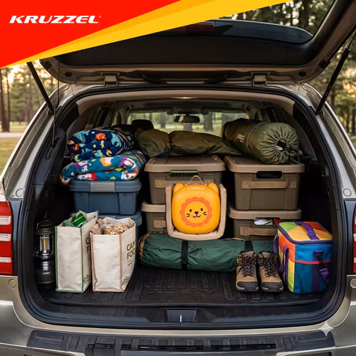 Resepotta hopfällbar Lion – portabel potta för barn upp till 50 kg