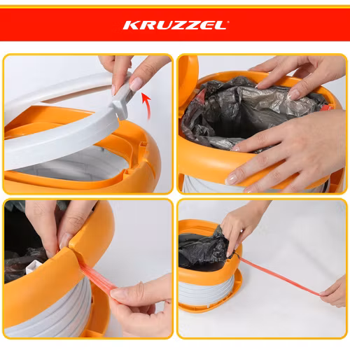 Resepotta hopfällbar Lion – portabel potta för barn upp till 50 kg