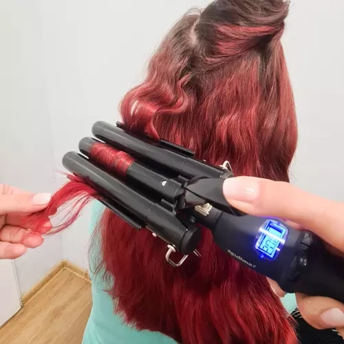 Vågtång 3 cylindrar 22 mm – justerbar temperatur 80–210°C