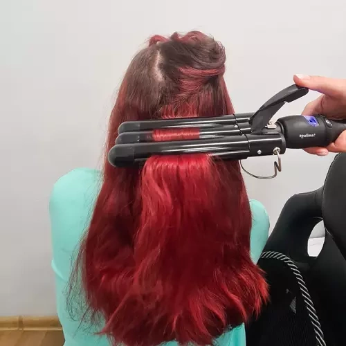 Vågtång 3 cylindrar 22 mm – justerbar temperatur 80–210°C