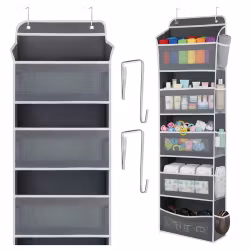 Hængende døropbevaring med 5 hylder – Ruhhy organizer uden boring