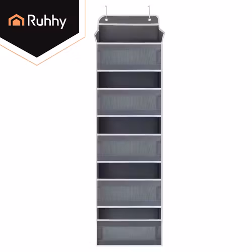Hängande dörrförvaring 5 hyllor – Ruhhy organizer utan borrning