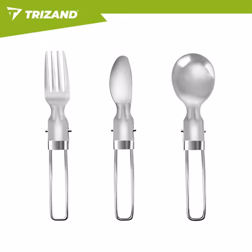 Campingkök set 1,2L – Trizand hopfällbara kokkärl för vandring