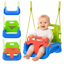 Barnesædegynge 3-i-1 Kruzzel - justerbar gynge op til 30 kg