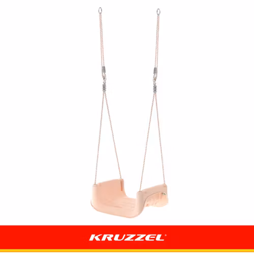 Barnsitsgunga 3-i-1 Kruzzel – beige/grå gunga upp till 30 kg