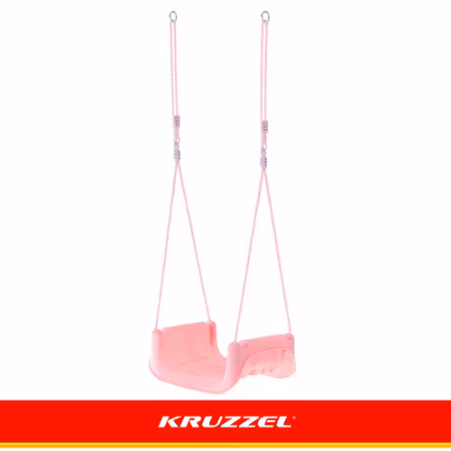 Barnsitsgunga 3-i-1 Kruzzel – rosa/turkos gunga upp till 30 kg