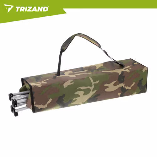 Fiskestol camo med tak & myggnät – Trizand hopfällbar 100 kg