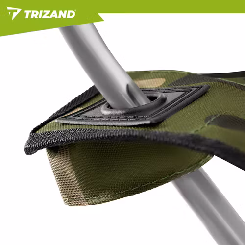 Fiskestol camo med tak & myggnät – Trizand hopfällbar 100 kg