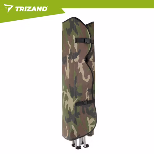 Fiskestol camo med tak & myggnät – Trizand hopfällbar 100 kg