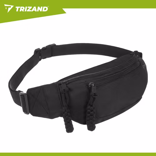 Midjeväska träning 2L – Trizand running belt svart unisex