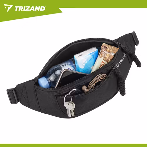 Midjeväska träning 2L – Trizand running belt svart unisex