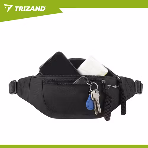 Midjeväska träning 2L – Trizand running belt svart unisex