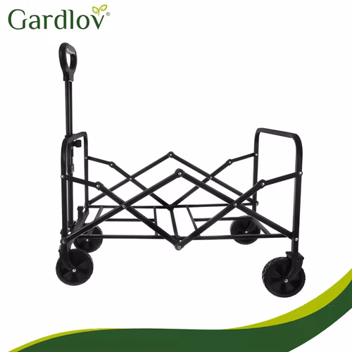 Sammenleggbar hagevogn 90L 100 kg – Gardlov transportvogn