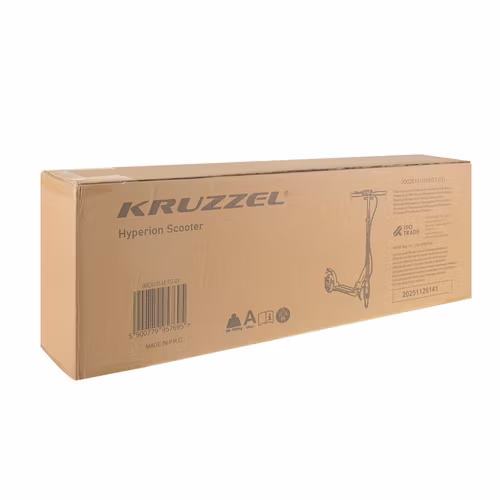 Sparkcykel vuxen & barn 100 kg – Kruzzel 200 mm hopfällbar