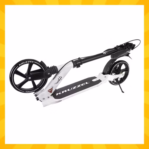 Sparkcykel vuxen & barn 100 kg – Kruzzel 200 mm hopfällbar