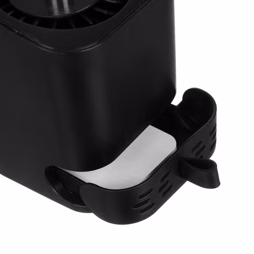 Toalettborste med hållare svart | Hygienisk & väggmonterbar RUHHY