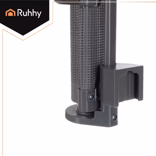 Säkerhetsgrind 157 cm utdragbar | Trappgrind utan tröskel RUHHY