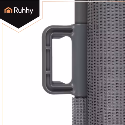 Säkerhetsgrind 157 cm utdragbar | Trappgrind utan tröskel RUHHY