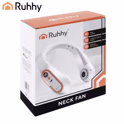 Nackfläkt USB-C trådlös | Portabel kylfläkt med LED RUHHY