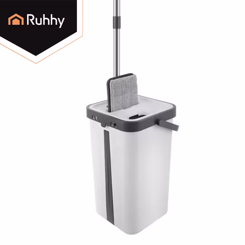 Moppdukar 33 cm 5-pack | Kardborre till platt mopp RUHHY