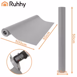 Halkskyddsmatta 500×50 grå | Skydd för lådor & skåp RUHHY