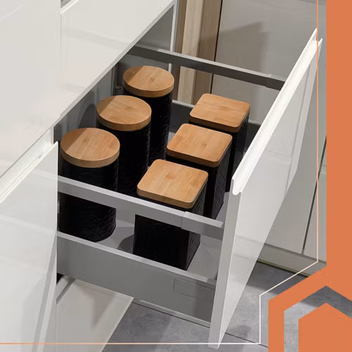 Skridsikker måtte 500×50 grå | Beskyttelse til skuffer og skabe RUHHY