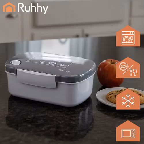 Matlåda 800 ml med fack | Läckagesäker lunchbox RUHHY