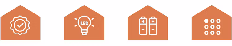 LED gravljus 17 cm | Batteridriven ljusinsats med flamma RUHHY