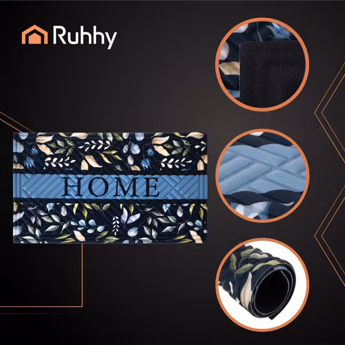 Dörrmatta HOME 75×45 cm | Halkfri entrématta RUHHY