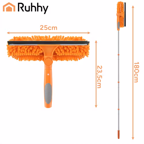 Fönstertvätt teleskop 1,8 m | 3-i-1 fönsterputs RUHHY