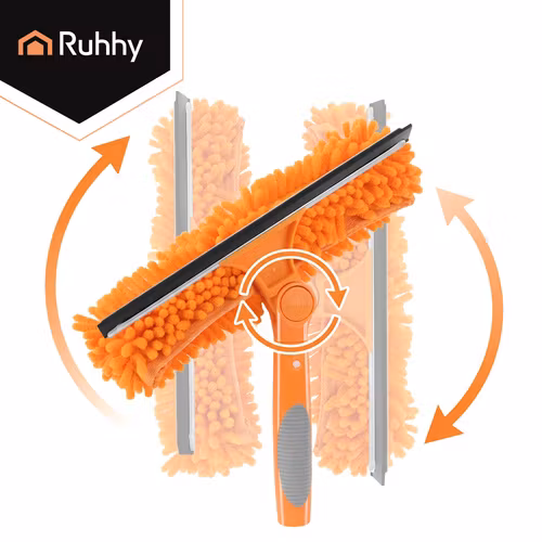 Fönstertvätt teleskop 1,8 m | 3-i-1 fönsterputs RUHHY