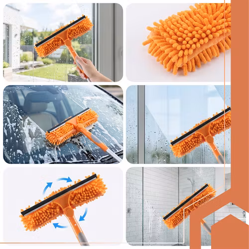 Fönstertvätt teleskop 1,8 m | 3-i-1 fönsterputs RUHHY