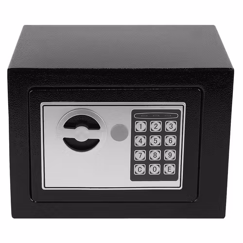 Hemlås Elektroniskt Lås | Säkerhetsskåp med Kod och Nödlås