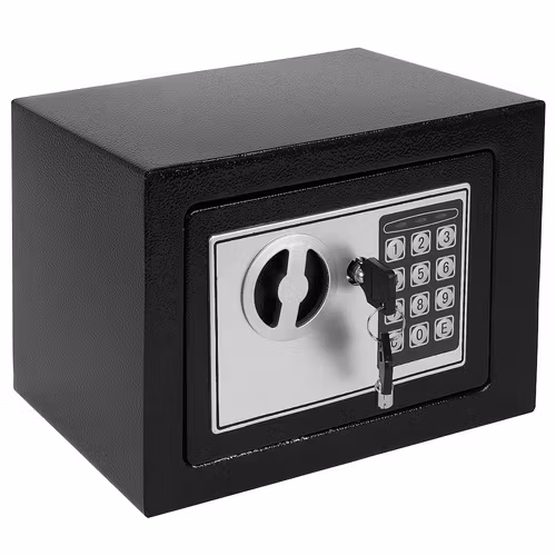 Hemlås Elektroniskt Lås | Säkerhetsskåp med Kod och Nödlås