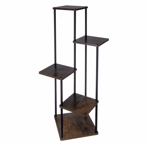 Blomsterställ i Loftstil – 5 Nivåer | Elegant & Platsbesparande