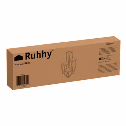 Blomsterställ Loft 4 Nivåer – Metallram & Trälook | Stabil & Hållbar