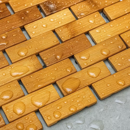 Bambu Badrumsmatta 80x50 cm – Vattentålig och Halkfri