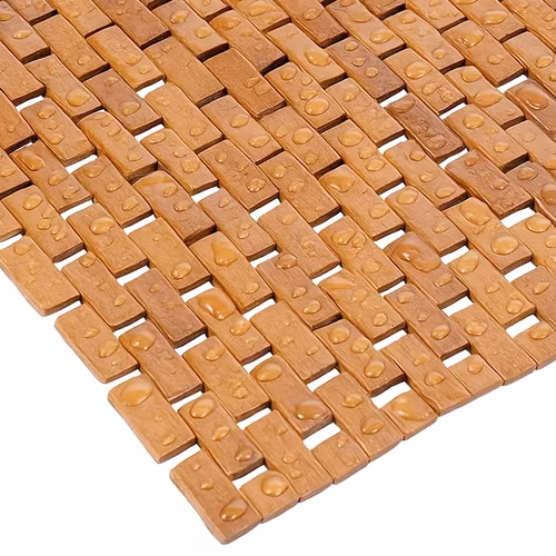 Bambu Badrumsmatta 80x50 cm – Vattentålig och Halkfri