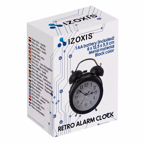 Retro Alarm Clock – Klassisk Väckarklocka i Loftstil med LED-belysning