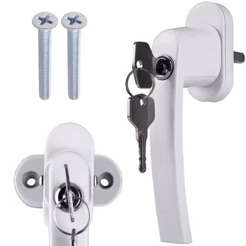 Window Handle Lockable With Key – Safety For Children's Rooms