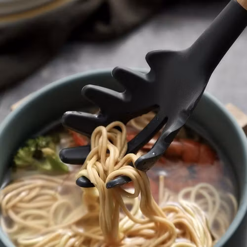 Köksredskap i silikon – 11 delar med hållare