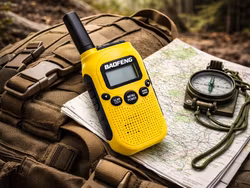 Walkie Talkie 2-pack Baofeng BF-T6 – 2 km räckvidd & uppladdningsbara